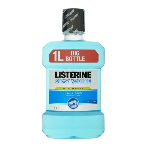 Listerine Stay White ústní voda 1 l
