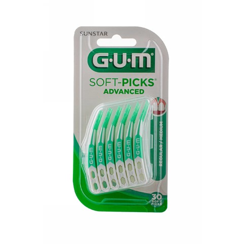GUM Soft Picks Advanced mezizubní kartáčky Regular 30 ks