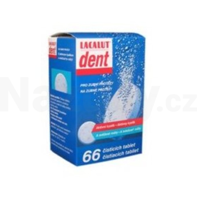 Lacalut Dent čistící tablety 66 ks
