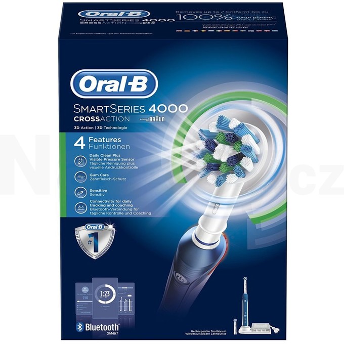 Braun Oral B SmartSeries 4000 CrossAction zubní kartáček