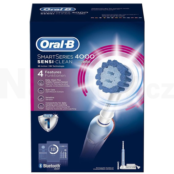 Braun Oral B SmartSeries 4000 SensiClean zubní kartáček
