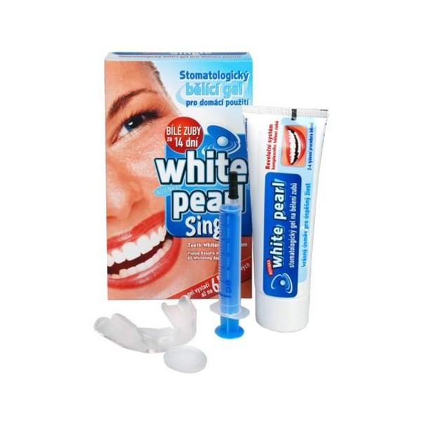White Pearl Single set na domácí bělení zubů 65 g