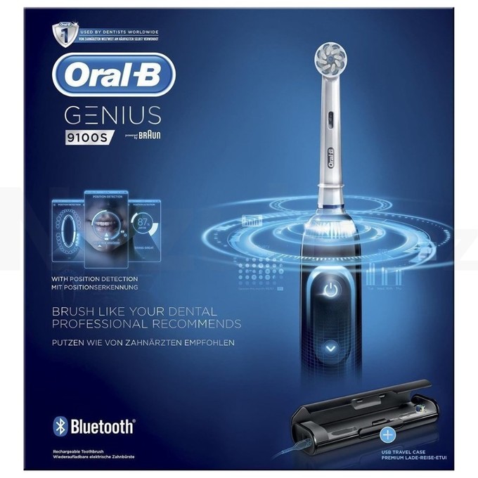 Braun Oral-B Genius 9100S Black zubní kartáček