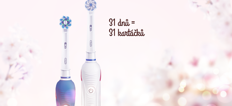 Květnová soutěž o 31 kartáčků Oral-B: každý den jeden výherce