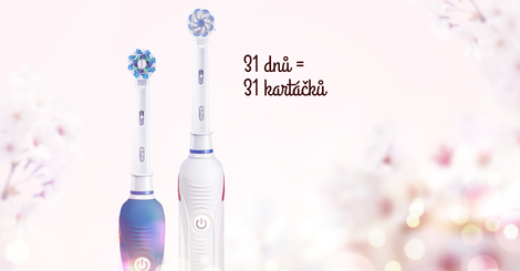 Květnová soutěž o 31 kartáčků Oral-B: každý den jeden výherce