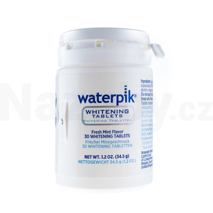 WaterPik bělicí tablety pro ústní sprchy, 30 ks