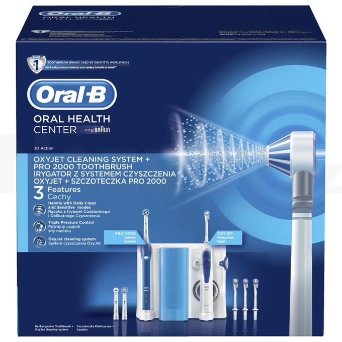 Oral-B Oxyjet + PRO 2000 ústní centrum