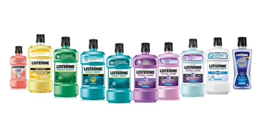 Ústní vody Listerine