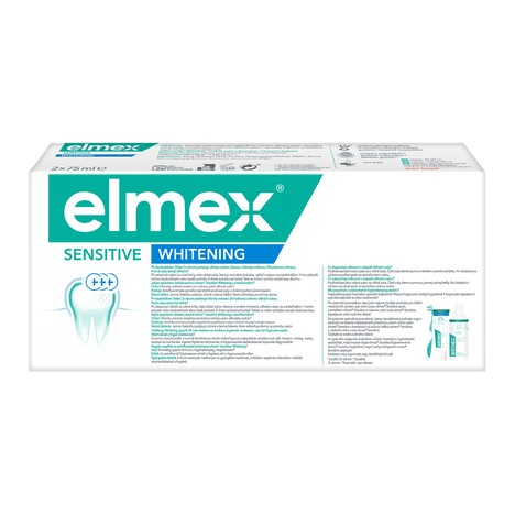 Elmex Sensitive Whitening zubní pasta 2x75 ml