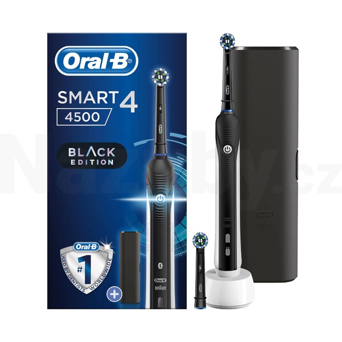Oral-B Smart 4 4500 Black zubní kartáček