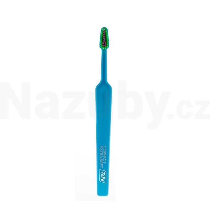 TePe Colour Compact X-soft zubní kartáček, 4 ks
