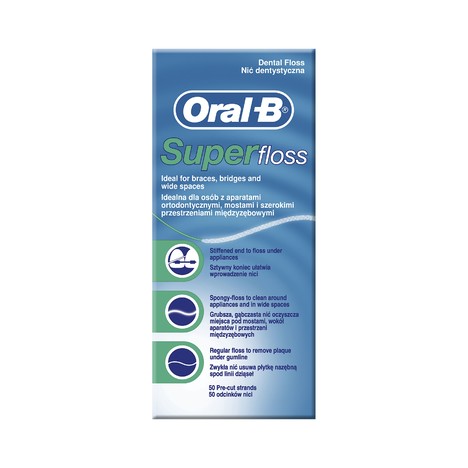 Oral-B Superfloss zubní nit 50 ks