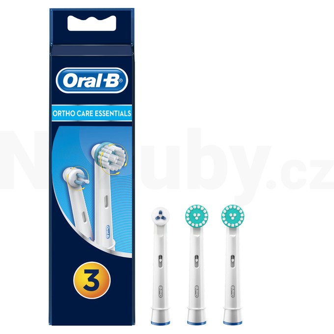 Oral-B OrthoCare Essentials náhradní hlavice 3 ks