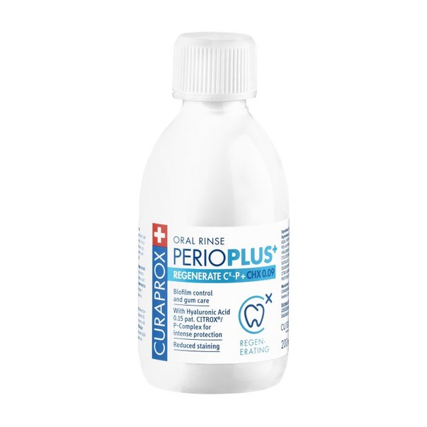 Curaprox Perio Plus+ Regenerate 0,09% ústní voda 200 ml