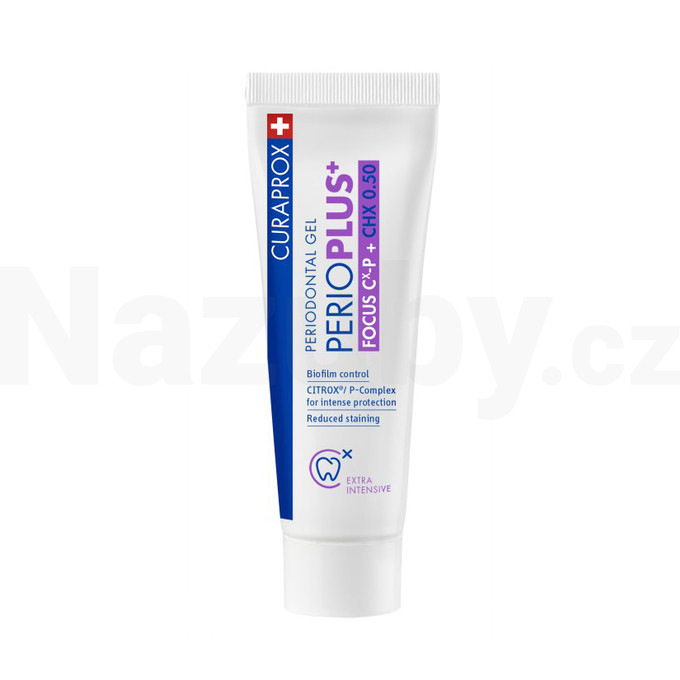 Curaprox Perio Plus+ Focus 0,50% gel na dásně 10ml