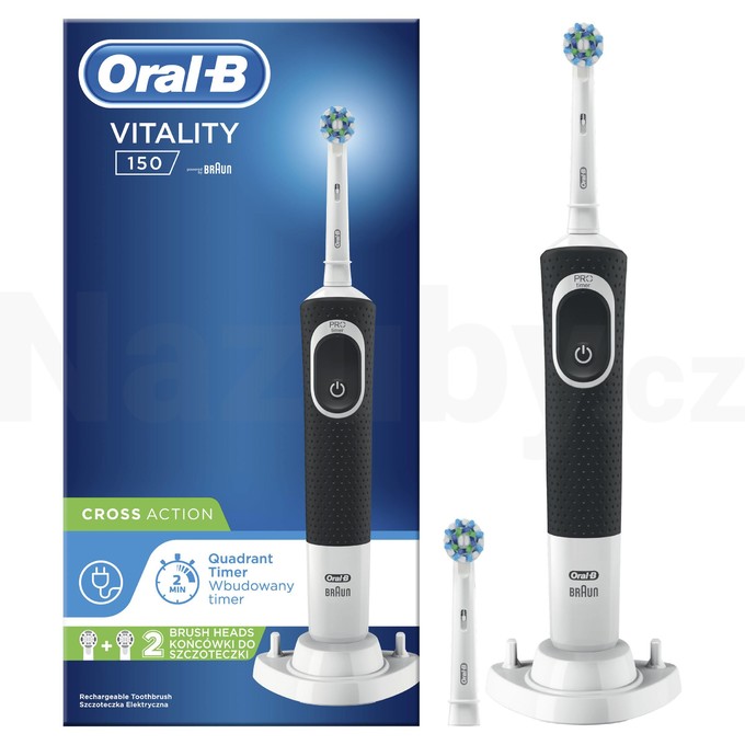 Oral-B Vitality 150 CrossAction Black zubní kartáček