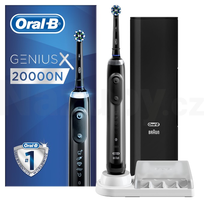 Oral-B Genius X 20000N Black zubní kartáček