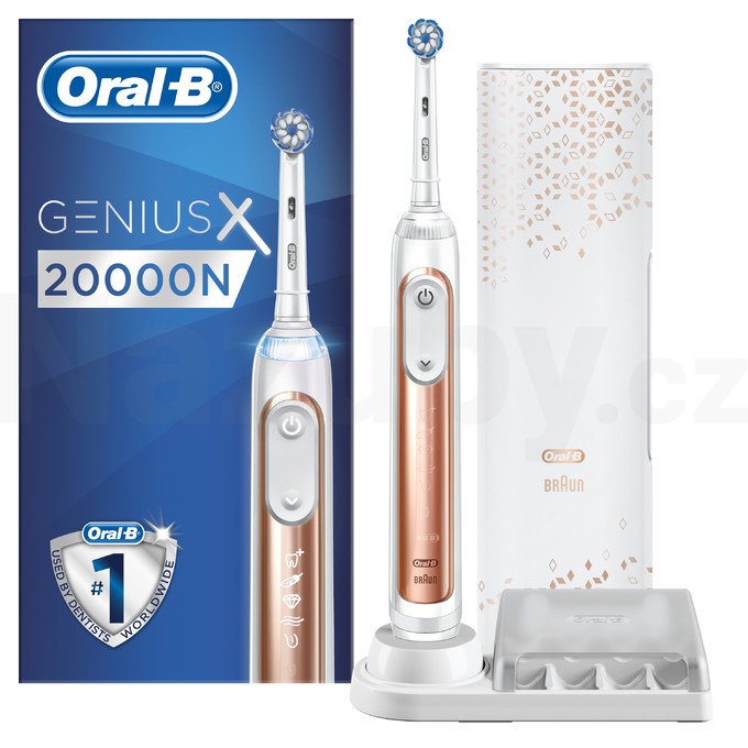 Oral-B Genius X 20000N Rosegold zubní kartáček