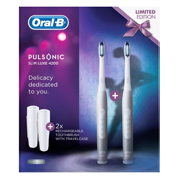 Oral-B Pulsonic Slim Luxe 4200 zubní kartáček 1+1 tělo