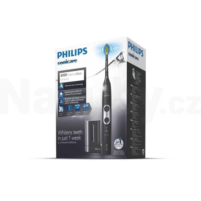 Philips Sonicare 6100 Protective Clean Whitening HX6870/57 zubní kartáček