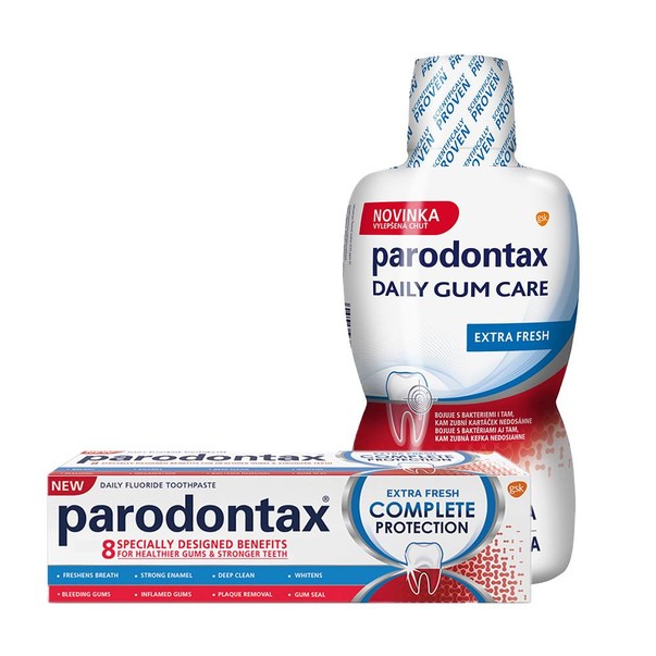 Parodontax Complete Protection Extra Fresh sada pro ústní hygienu