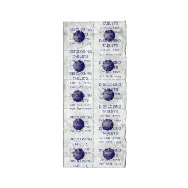 Curaprox PCA 222 tablety na zvýraznění plaku 100 ks