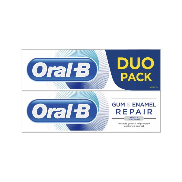 Oral-B Gum & Enamel Gentle Whitening zubní pasta 2x75 ml