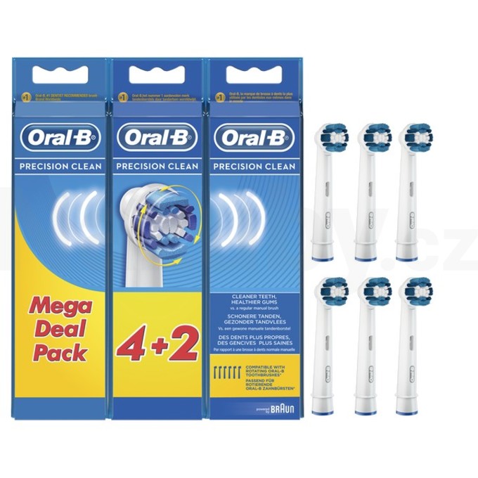 Oral-B EB 20-6 Precision Clean náhradní hlavice 6 ks