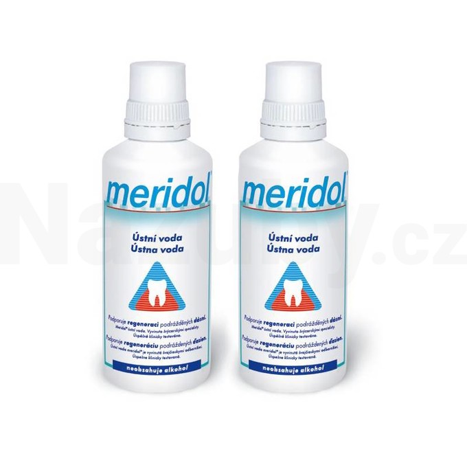 Meridol ústní voda pro ochranu dásní 2x400 ml