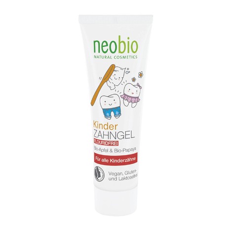 Neobio Apfel & Papaya dětská zubní pasta 50 ml