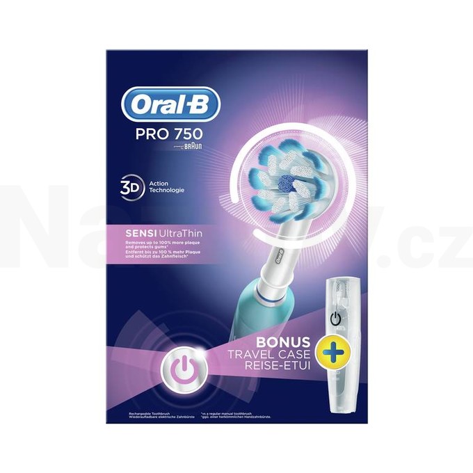 Oral-B Pro 750 Sensi UltraThin oscilační kartáček