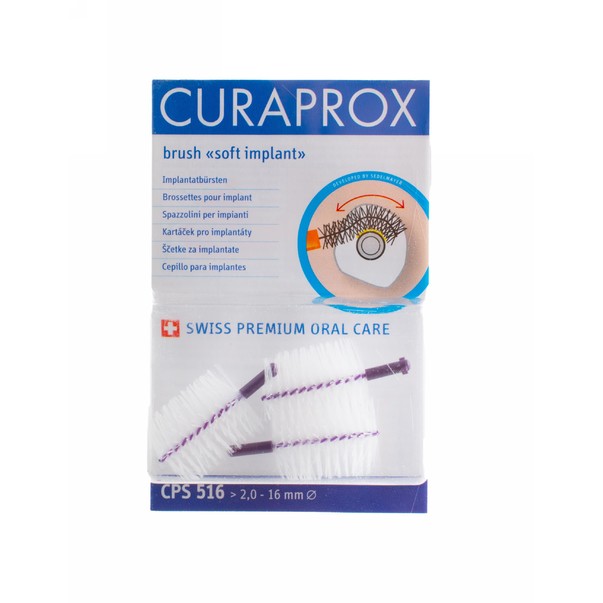 Curaprox CPS 516 Soft Implant mezizubní kartáček 3 ks
