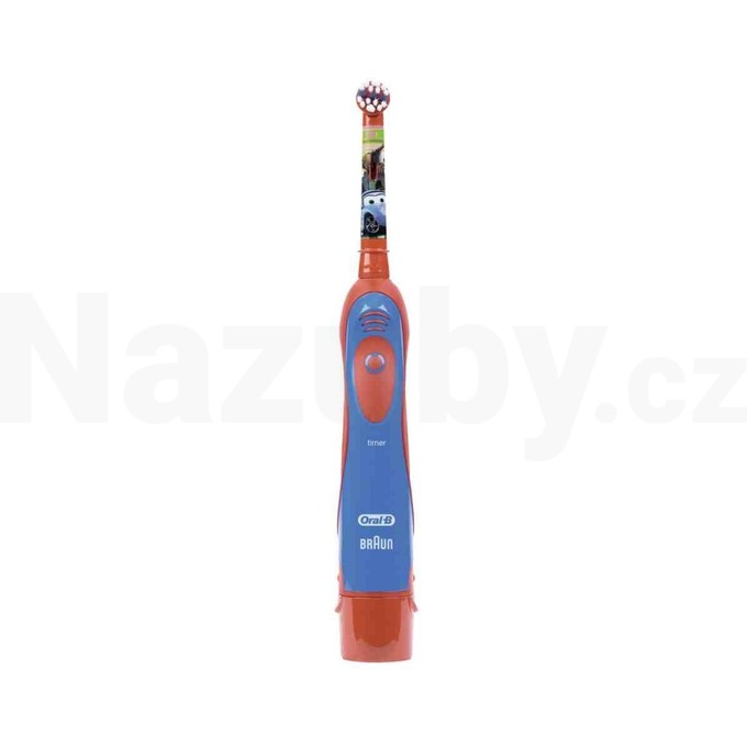 Braun Oral B D4 bateriový dětský zubní kartáček - AUTÍČKO