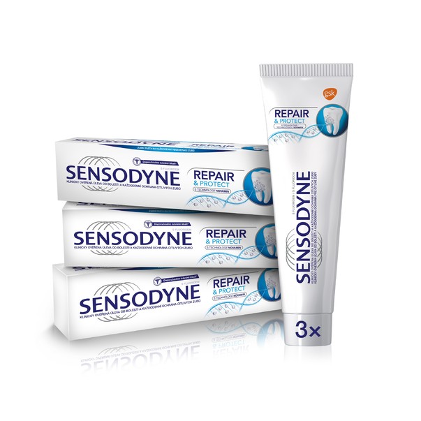 Sensodyne Repair & Protect zubní pasta 3x75ml
