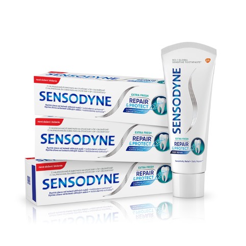 Sensodyne Repair&Protect Extra Fresh zubní pasta 3x75 ml