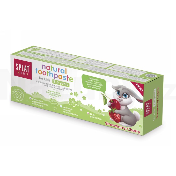 Splat Kids 2-6 Strawberry-Cherry dětská zubní pasta 50 ml