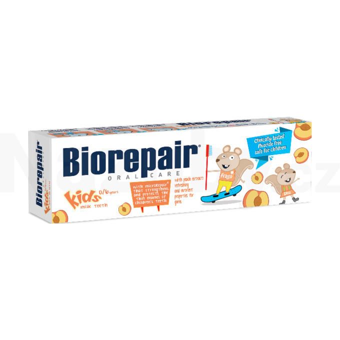 BioRepair Kids Peach 0-6 dětská zubní pasta 50 ml