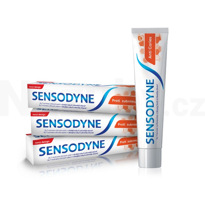 Sensodyne Anti Caries zubní pasta 3x75ml