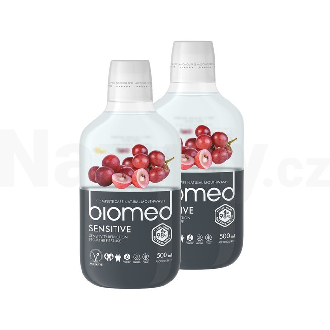 Biomed Sensitive ústní voda 2x500 ml