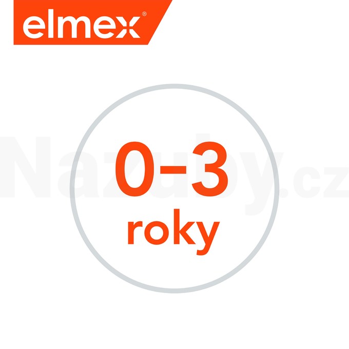 Elmex zubní kartáček dětský cvičný (0-3)