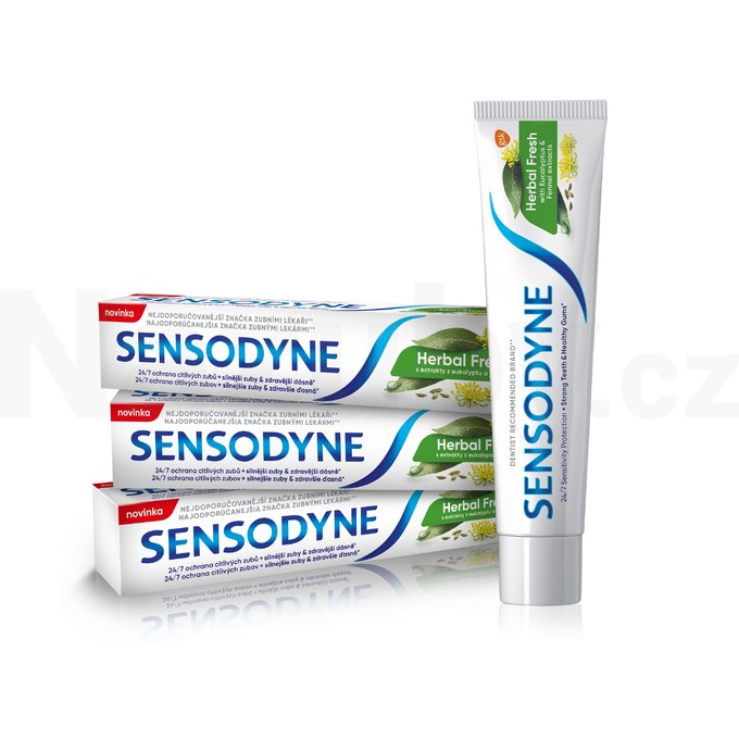 Sensodyne Herbal Fresh zubní pasta 3x75 ml