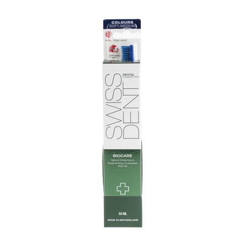 Swissdent Biocare Combo Pack zubní pasta + zubní kartáček