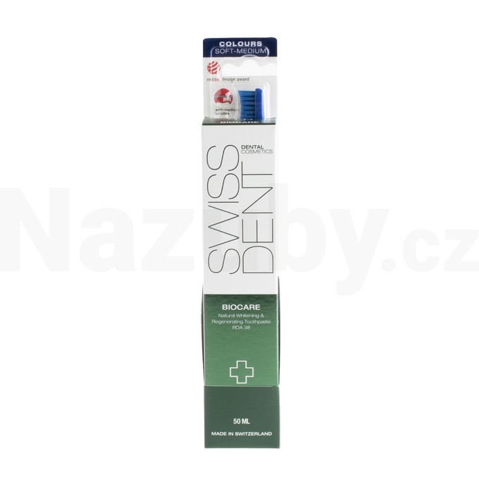 Swissdent Biocare Combo Pack zubní pasta + zubní kartáček