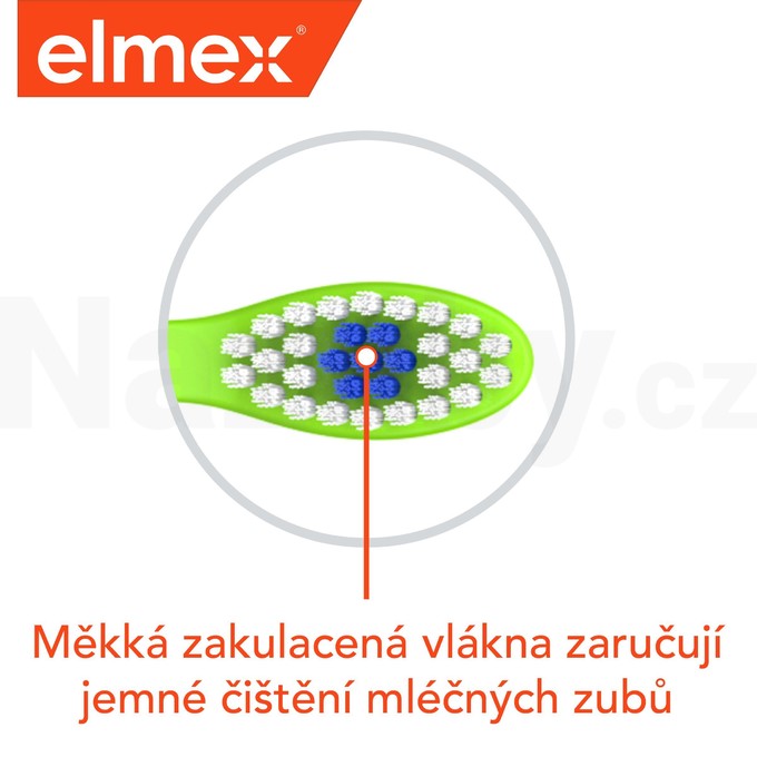 Elmex Kids Soft dětský zubní kartáček 2 ks