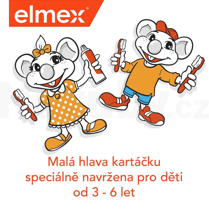 Elmex Kids Soft dětský zubní kartáček 2 ks