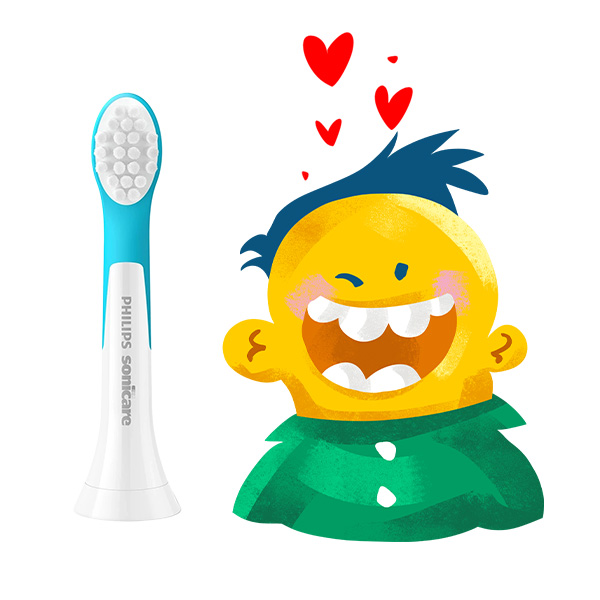 děti a hlavice Philips Sonicare