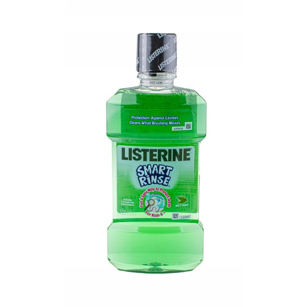 Listerine Smart Rinse Mint ústní voda pro děti 500 ml