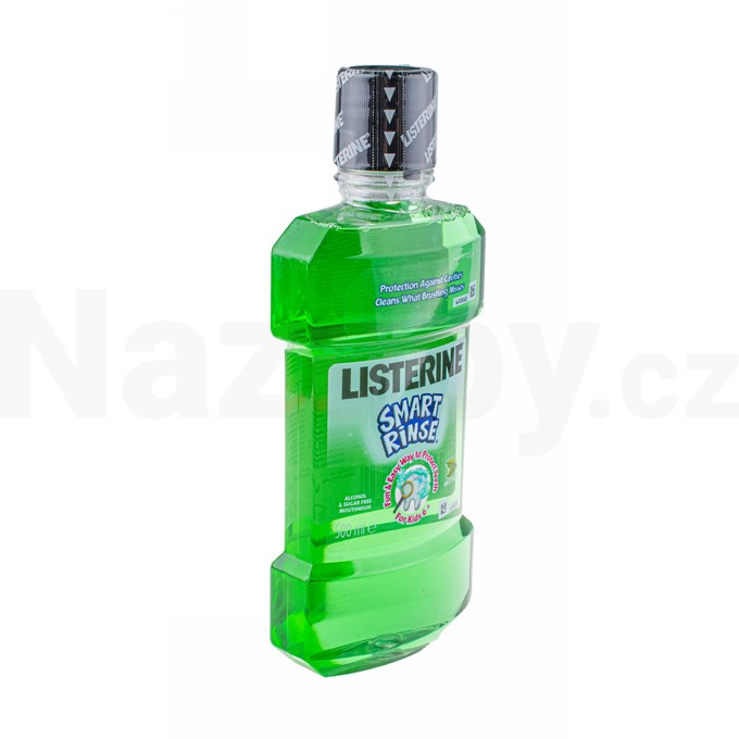 Listerine Smart Rinse Mint ústní voda pro děti 500 ml