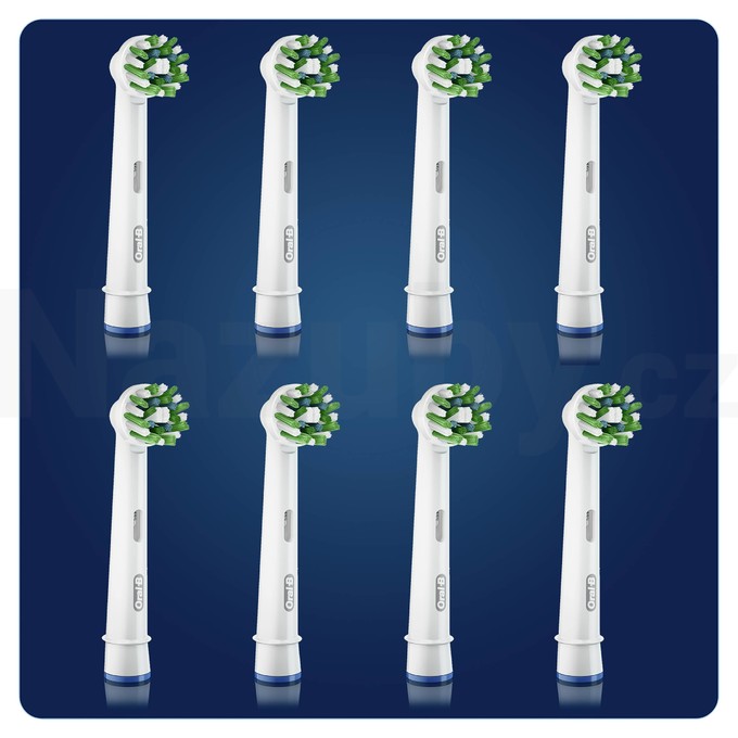 Oral-B CrossAction White CleanMaximiser náhradní hlavice 8 ks