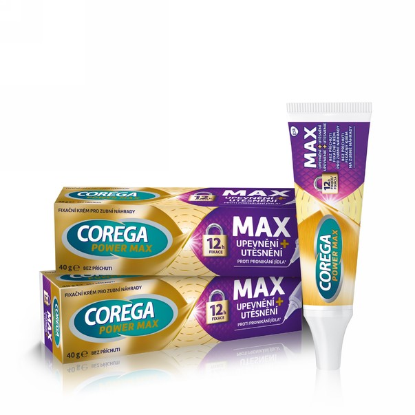 Corega Max Upevnění+Utěsnění fixační krém 2x40 g